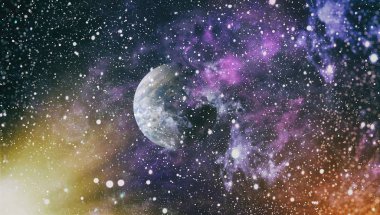 alan birçok ışık yılı uzakta dünya. Nasa tarafından döşenmiş bu görüntü unsurları