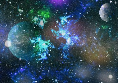 alan birçok ışık yılı uzakta dünya. Nasa tarafından döşenmiş bu görüntü unsurları