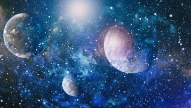 alan birçok ışık yılı uzakta dünya. Nasa tarafından döşenmiş bu görüntü unsurları