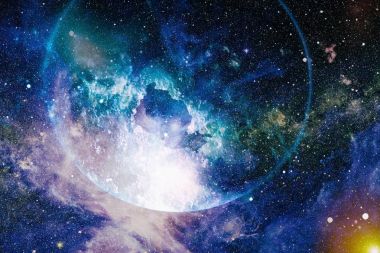 Derin uzay bulunan sarmal gökada. Nasa tarafından döşenmiş bu görüntü unsurları.