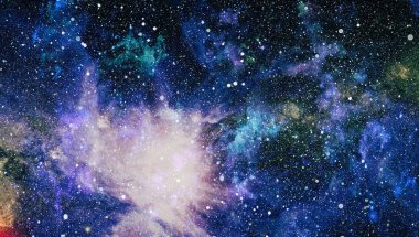 Derin uzay bulunan sarmal gökada. Nasa tarafından döşenmiş bu görüntü unsurları.