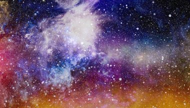 Mavi kuş Gökadası - bu görüntü döşenmiş Nasa tarafından unsurları