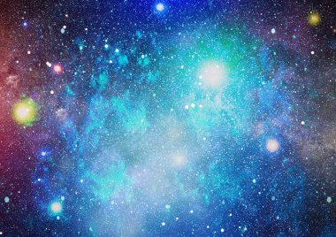 Mavi kuş Gökadası - bu görüntü döşenmiş Nasa tarafından unsurları