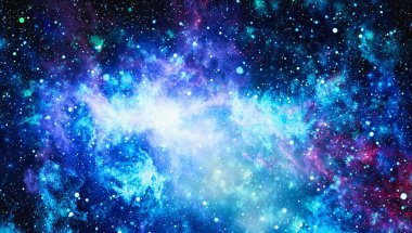 Mavi kuş Gökadası - bu görüntü döşenmiş Nasa tarafından unsurları