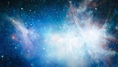 Mavi kuş Gökadası - bu görüntü döşenmiş Nasa tarafından unsurları