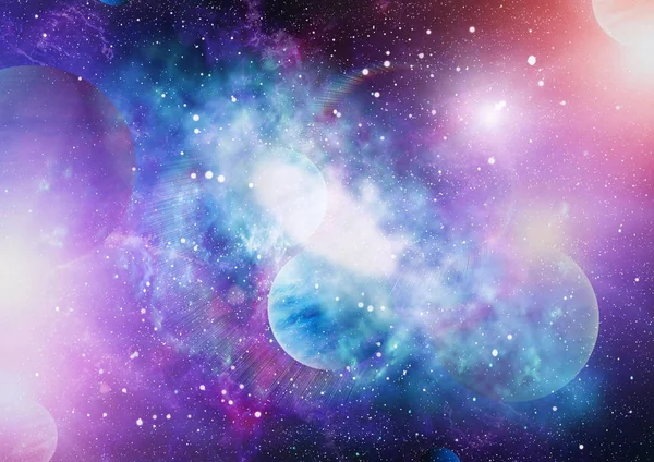 Espace Profond Coloré Concept Univers Arrière Plan Éléments Cette Image — Photo