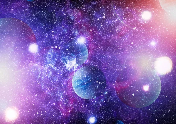 Colorful Deep Space Universe Concept Background Elements Image Furnished Nasa — Stock Photo, Image