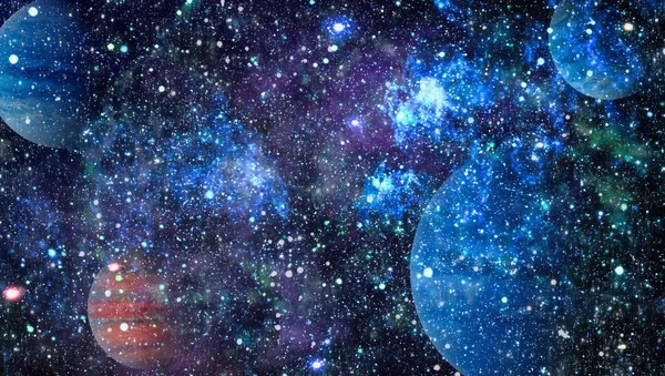 Krásné Mlhoviny Hvězdy Galaxie Prvky Tohoto Obrázku Jsou Podle Nasa — Stock fotografie