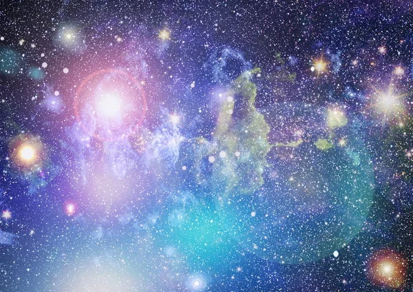 Вибухова Наднова Яскрава Зоряна Туманність Далекі Галактики Абстрактний Образ Елементи — стокове фото