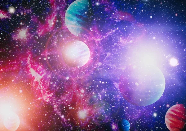 Espaço Profundo Colorido Concepção Universo Elementos Desta Imagem Fornecidos Pela — Fotografia de Stock