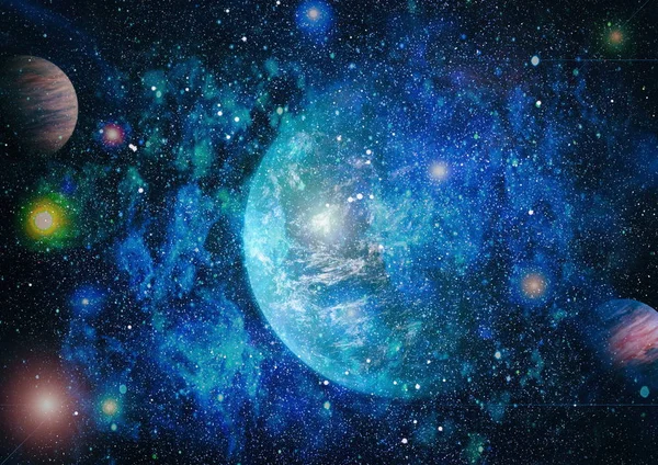 Evrendeki sonsuz uzay alanının küçük bir parçası. 