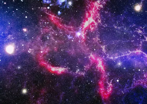 Galaxia Espiral Espacio Profundo Elementos Esta Imagen Proporcionados Por Nasa — Foto de Stock