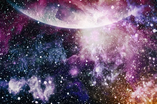 Σπειροειδής Γαλαξίας Στο Βαθύ Διάστημα Στοιχεία Αυτής Της Εικόνας Επιπλωμένα — Φωτογραφία Αρχείου