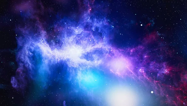 Futuristic Abstract Space Background Night Sky Stars Nebula Elements Image — Stock Photo, Image