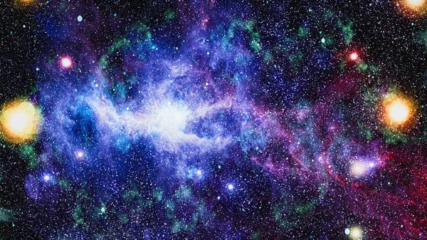 Bluebird Galaxy Στοιχεία Αυτό Επιπλωμένα Εικόνας Από Nasa — Φωτογραφία Αρχείου