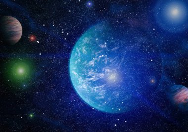 Stanfield - bu görüntü döşenmiş Nasa tarafından unsurları mavi