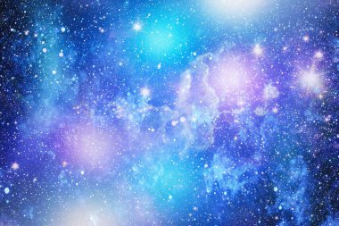 Evrendeki sonsuz uzay alanının küçük bir parçası. 