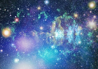 Evrendeki sonsuz uzay alanının küçük bir parçası. 