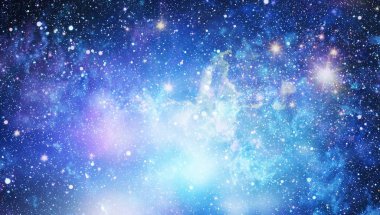 Evrendeki sonsuz uzay alanının küçük bir parçası. 