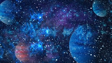 alan birçok ışık yılı uzakta dünya. Nasa tarafından döşenmiş bu görüntü unsurları