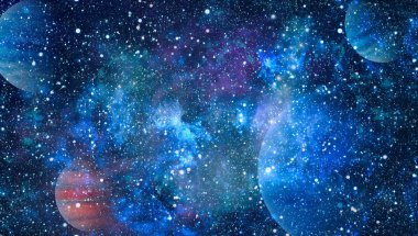 alan birçok ışık yılı uzakta dünya. Nasa tarafından döşenmiş bu görüntü unsurları