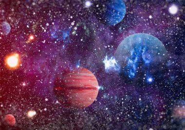 alan birçok ışık yılı uzakta dünya. Nasa tarafından döşenmiş bu görüntü unsurları