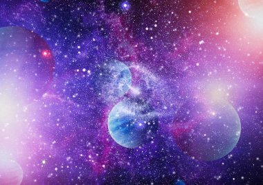 alan birçok ışık yılı uzakta dünya. Nasa tarafından döşenmiş bu görüntü unsurları