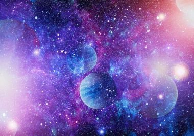 alan birçok ışık yılı uzakta dünya. Nasa tarafından döşenmiş bu görüntü unsurları