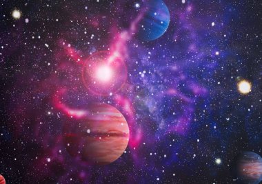 alan birçok ışık yılı uzakta dünya. Nasa tarafından döşenmiş bu görüntü unsurları