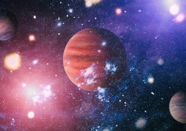 alan birçok ışık yılı uzakta dünya. Nasa tarafından döşenmiş bu görüntü unsurları