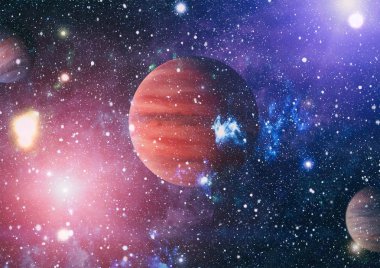 alan birçok ışık yılı uzakta dünya. Nasa tarafından döşenmiş bu görüntü unsurları