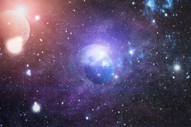 alan birçok ışık yılı uzakta dünya. Nasa tarafından döşenmiş bu görüntü unsurları