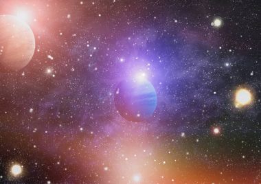 alan birçok ışık yılı uzakta dünya. Nasa tarafından döşenmiş bu görüntü unsurları