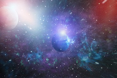 alan birçok ışık yılı uzakta dünya. Nasa tarafından döşenmiş bu görüntü unsurları