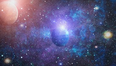 alan birçok ışık yılı uzakta dünya. Nasa tarafından döşenmiş bu görüntü unsurları