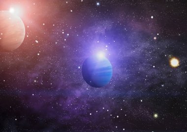 alan birçok ışık yılı uzakta dünya. Nasa tarafından döşenmiş bu görüntü unsurları