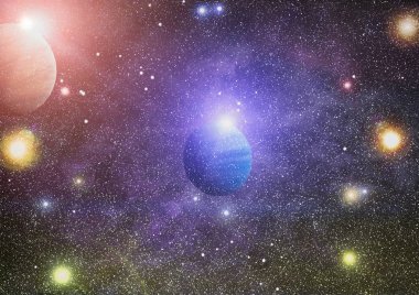 alan birçok ışık yılı uzakta dünya. Nasa tarafından döşenmiş bu görüntü unsurları