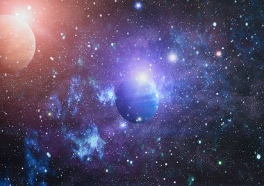 alan birçok ışık yılı uzakta dünya. Nasa tarafından döşenmiş bu görüntü unsurları