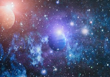 alan birçok ışık yılı uzakta dünya. Nasa tarafından döşenmiş bu görüntü unsurları