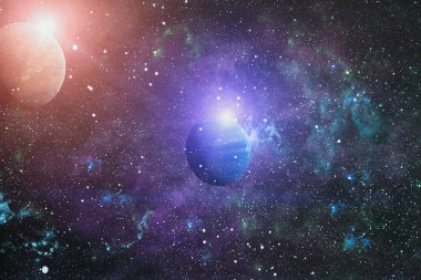 alan birçok ışık yılı uzakta dünya. Nasa tarafından döşenmiş bu görüntü unsurları