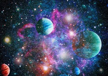 alan birçok ışık yılı uzakta dünya. Nasa tarafından döşenmiş bu görüntü unsurları