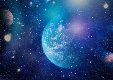 Gezegen - bu görüntü döşenmiş Nasa tarafından unsurları