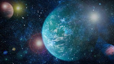 Gezegen - bu görüntü döşenmiş Nasa tarafından unsurları