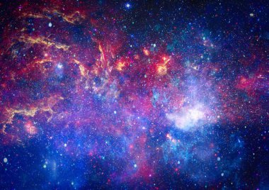 Derin uzay bulunan sarmal gökada. Nasa tarafından döşenmiş bu görüntü unsurları.