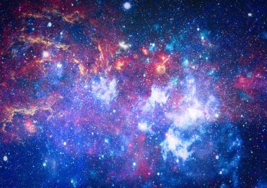 Derin uzay bulunan sarmal gökada. Nasa tarafından döşenmiş bu görüntü unsurları.