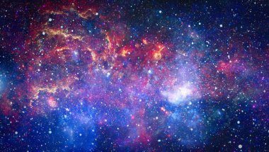 Derin uzay bulunan sarmal gökada. Nasa tarafından döşenmiş bu görüntü unsurları.