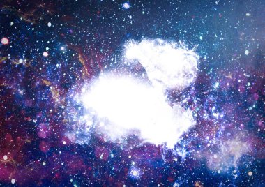 Derin uzay bulunan sarmal gökada. Nasa tarafından döşenmiş bu görüntü unsurları.