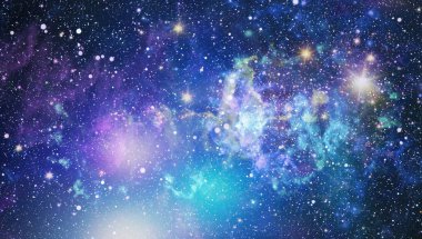 Derin uzay bulunan sarmal gökada. Nasa tarafından döşenmiş bu görüntü unsurları.