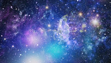 Derin uzay bulunan sarmal gökada. Nasa tarafından döşenmiş bu görüntü unsurları.