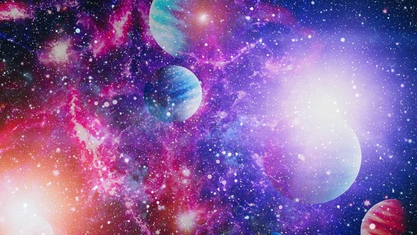 Kleiner Teil Eines Unendlichen Sternenfeldes Universum Elemente Dieses Von Der — Stockfoto